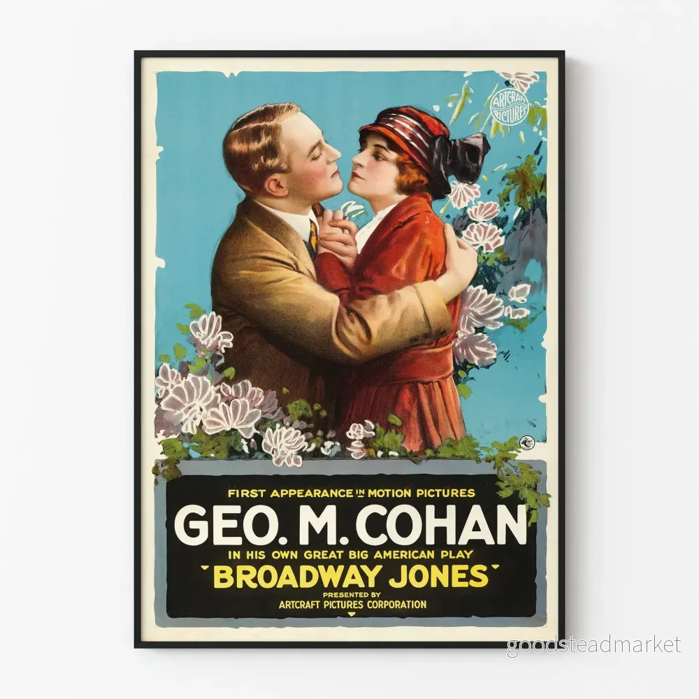 Vintageposter Broadway Jones av Geo. M. Cohan