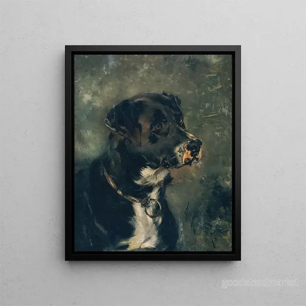 Målning Tête de chien de boucher Tête de chien – Anton Romako | Konsttryck Målning Tête de chien de boucher Tête de chien – Anton Romako | Konsttryck