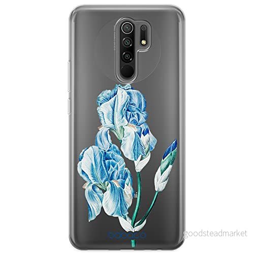 ERT GROUP mobiltelefonfodral för Xiaomi REDMI 9 originalt och officiellt licensierat Babaco mönster Flowers 025 optimalt anpassad till formen på mobiltelefonen, gedeeltelijk transparant 5905131255204