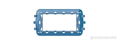 4box Gratis Multi serien stöd för 504 låda kompatibel med Bticino LivingLight, Vimar Plana, Arké och Eikon, Ljusblå Transparent 8053839322579 4box Gratis Multi serien stöd för 504 låda kompatibel med Bticino LivingLight, Vimar Plana, Arké och Eikon, Ljusblå Transparent 8053839322579