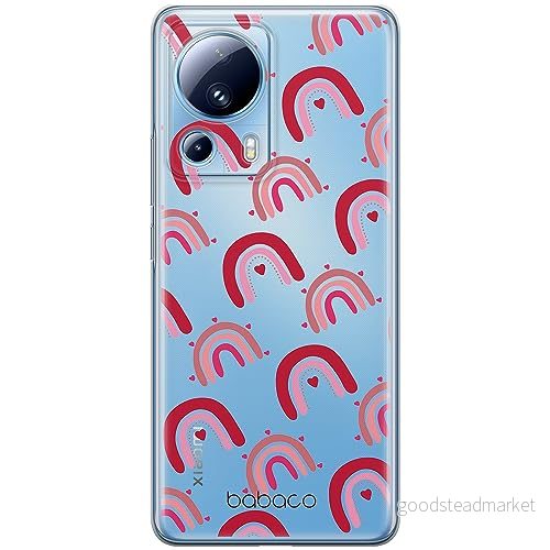 ERT GROUP mobiltelefonfodral för Xiaomi 13 LITE/CIVI 2 originalt och officiellt licensierat Babaco mönster Rainbow 001 optimalt anpassad till formen på mobiltelefonen, gedeeltelijk transparant 5905511923501