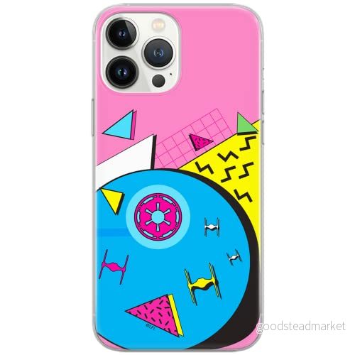 ERT GROUP mobiltelefonfodral för Iphone 13 PRO MAX originalt och officiellt licensierat Star Wars mönster 045 Vit optimalt anpassad, fodral tillverkad av TPU plast 5903932870268