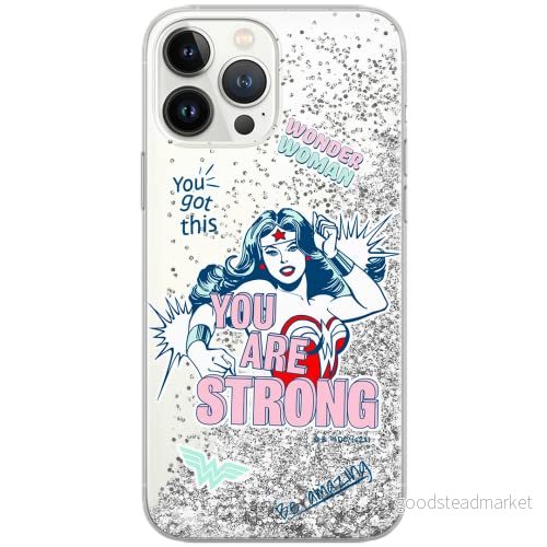 ERT GROUP mobiltelefonfodral för Apple Iphone 6 PLUS/ 7 PLUS / 8 originalt och officiellt licensierat DC mönster Wonder Woman 025, med glitter overflow effekt 5903932934489