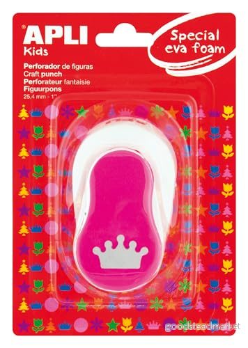 APLI Kids 13300 25,4 mm kronstans för papper och EVA gummi 8410782133001