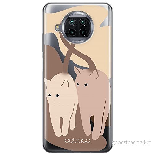 ERT GROUP mobiltelefonfodral för Xiaomi MI 10T LITE/REDMI NOTE 9 PRO 5G originalt och officiellt licensierat Babaco mönster Cats 002 anpassad till formen på mobiltelefonen, gedeeltelijk transparant 5905131078476