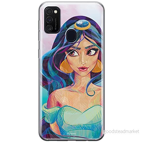 ERT GROUP mobiltelefonfodral för Samsung M21 originalt och officiellt licensierat Disney mönster Jasmine 002 optimalt anpassad till formen på mobiltelefonen, fodral tillverkad av TPU plast 5903537833170