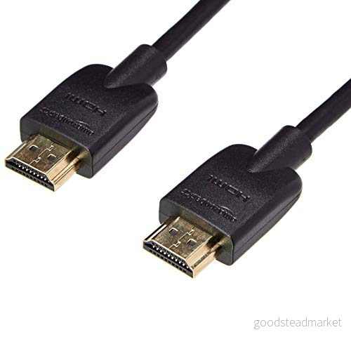 Amazon Basics Flexibel HDMI till kabel, 0,3 m, svart 192835000284