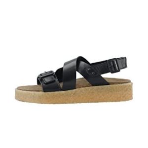 CA’SHOTT A/S Casdagmar Cross Vegetable Tanned Lädersandal, svart, 39 EU 5740017029568