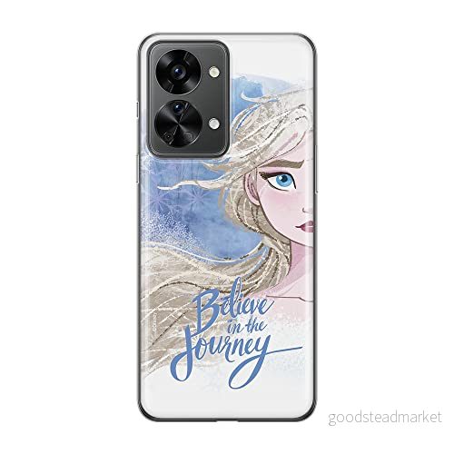 ERT GROUP mobiltelefonfodral för Oneplus NORD 2T 5G originalt och officiellt licensierat Disney mönster Elsa 015 optimalt anpassad till formen på mobiltelefonen, fodral tillverkad av TPU plast 5905511280147