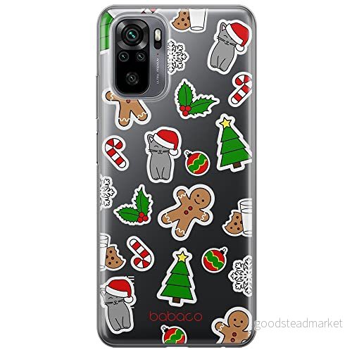 ERT GROUP mobiltelefonfodral för Xiaomi REDMI NOTE 10 PRO originalt och officiellt licensierat Babaco mönster Winter 006 optimalt anpassad till formen på mobiltelefonen, gedeeltelijk transparant 5903932815375