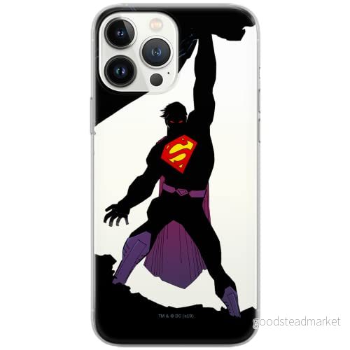ERT GROUP mobiltelefonfodral för Huawei P30 Lite originalt och officiellt licensierat DC mönster Superman 008 Vit optimalt anpassad till formen på mobiltelefonen, gedeeltelijk transparant 5902980676020