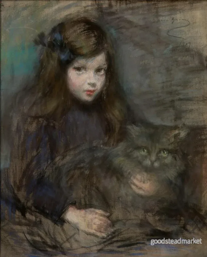Målning Minette och Minet - Alice Pike Barney | Konsttryck - Bild 2