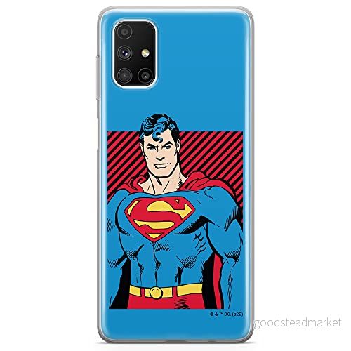 ERT GROUP mobiltelefonfodral för Samsung M51 originalt och officiellt licensierat DC mönster Superman 029 optimalt anpassad till formen på mobiltelefonen, fodral tillverkad av TPU plast 5905131568465