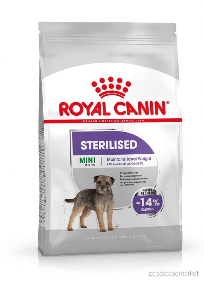 Royal Canin Sterilised Mini Adult Torrfoder för Hund 8 kg 3182550807074