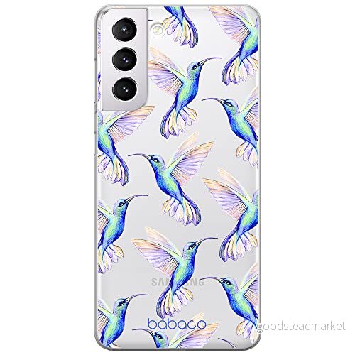 ERT GROUP mobiltelefonfodral för Samsung S21 PLUS originalt och officiellt licensierat Babaco mönster Hummingbird 002 optimalt anpassad till formen på mobiltelefonen, gedeeltelijk transparant 5903932379747