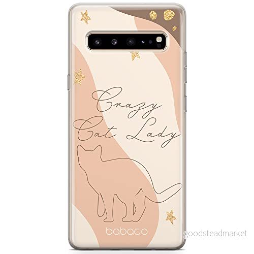 ERT GROUP mobiltelefonfodral för Samsung S10 5G originalt och officiellt licensierat Babaco mönster Cats 009 optimalt anpassad till formen på mobiltelefonen, fodral tillverkad av TPU plast 5905131065636