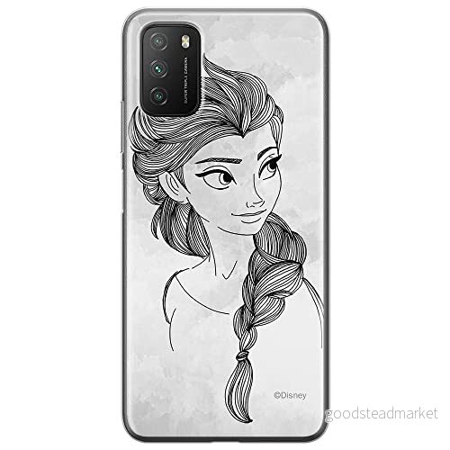 ERT GROUP mobiltelefonfodral för Xiaomi REDMI 9T originalt och officiellt licensierat Disney mönster Elsa 009 optimalt anpassad till formen på mobiltelefonen, fodral tillverkad av TPU plast 5904805603310