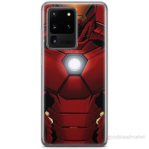 ERT GROUP Mobiltelefonskal för Samsung S20 Ultra original och officiellt licensierat Marvel mönster Iron Man 020 optimalt anpassat till mobiltelefonens form, TPU fodral 5903537498072