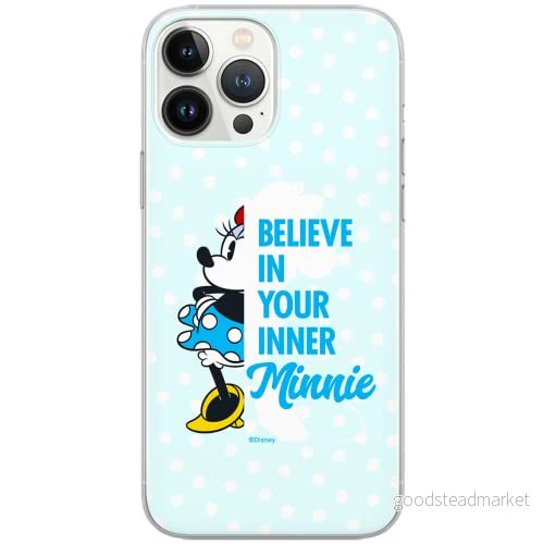 ERT GROUP mobiltelefonfodral för Apple Iphone 6 PLUS originalt och officiellt licensierat Disney mönster Minnie 047 Vit optimalt anpassad till formen på mobiltelefonen, fodral tillverkad av TPU plast 5902980571004
