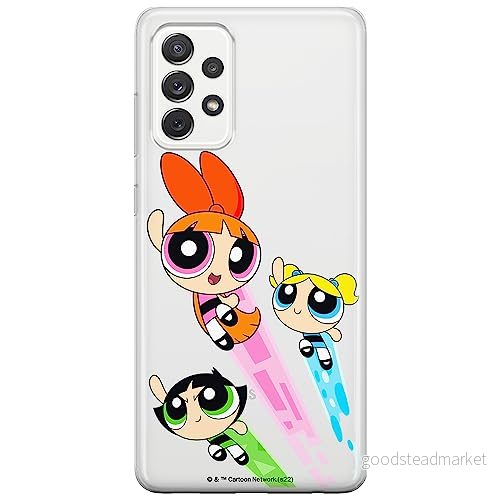 ERT GROUP mobiltelefonfodral för Samsung A53 5G originalt och officiellt licensierat The Powerpuff Girls mönster 032, gedeeltelijk transparant 5905511977801