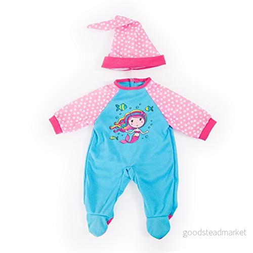 Bayer Design 84680AA dockkläder för babydocka, flera delar, dockor 42 46 cm, Sjöjungfru 4003336846805
