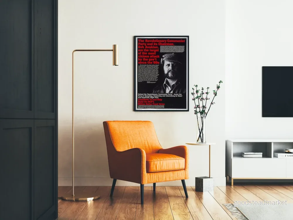 Vintageaffisch av revolutionären Bob Avakian och det kommunistiska partiet - Bild 2
