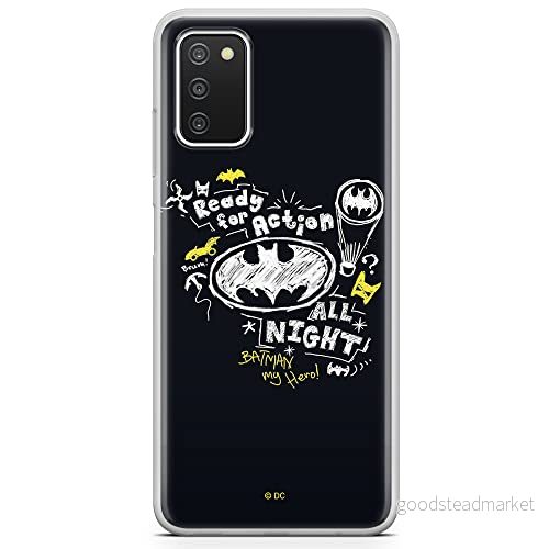 ERT GROUP mobiltelefonfodral för Samsung A03S originalt och officiellt licensierat DC mönster Batman 014 optimalt anpassad till formen på mobiltelefonen, fodral tillverkad av TPU plast 5903932992526