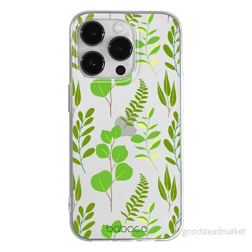ERT GROUP mobiltelefonfodral för Apple Iphone 14 PRO MAX originalt och officiellt licensierat Babaco mönster Plants 009 optimalt anpassad till formen på mobiltelefonen, gedeeltelijk transparant 5905131934604