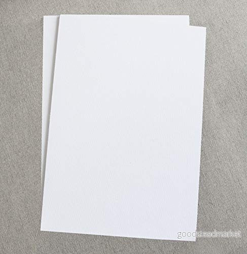 Arte & 10794 MDF panel med målarduk, trä, vit, 18 x 24 8027565246096