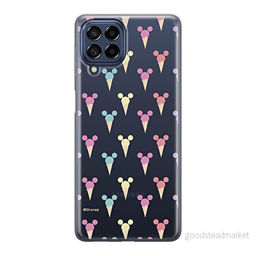 ERT GROUP mobiltelefonfodral för Samsung M33 5G originalt och officiellt licensierat Disney mönster Mickey 002 optimalt anpassad till formen på mobiltelefonen, gedeeltelijk transparant 5905511344641