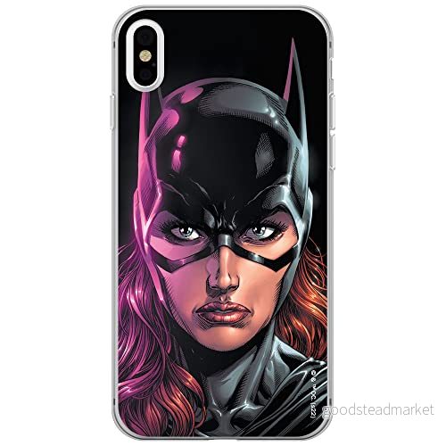 ERT GROUP mobiltelefonfodral för Iphone X/XS originalt och officiellt licensierat DC mönster Bat Girl 013 optimalt anpassad till formen på mobiltelefonen, fodral tillverkad av TPU plast 5905131559616
