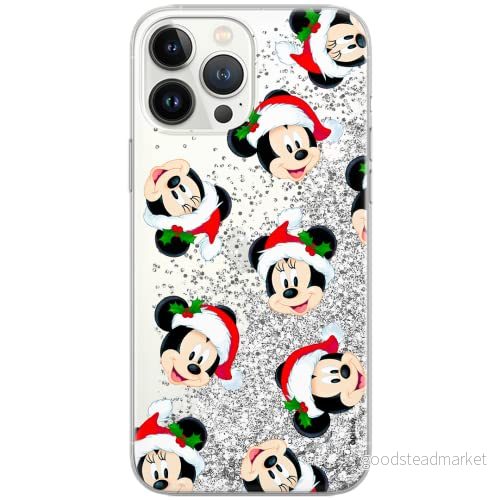 ERT GROUP mobiltelefonfodral för Apple Iphone 7/8/ SE 2/ 3 originalt och officiellt licensierat Disney mönster Mickey & Minnie 016, med glitter overflow effekt 5903932089196