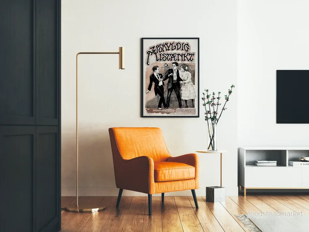 Vintageaffisch för teatern Uskyldigt Mistænkt - Bild 2