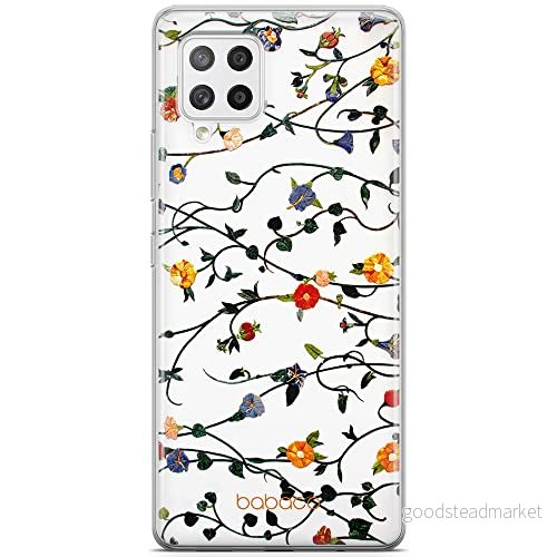 ERT GROUP mobiltelefonfodral för Samsung A42 5G originalt och officiellt licensierat Babaco mönster Flowers 008 optimalt anpassad till formen på mobiltelefonen, fodral tillverkad av TPU plast 5903040245279