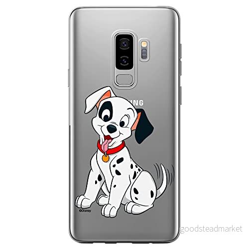 ERT GROUP mobiltelefonfodral för Samsung S9 PLUS originalt och officiellt licensierat Disney mönster Dalmatian 006 Vit optimalt anpassad till formen på mobiltelefonen, gedeeltelijk transparant 5904805885143