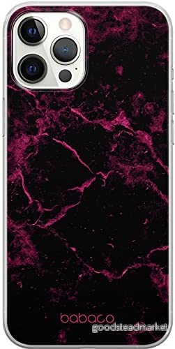 ERT GROUP mobiltelefonfodral för Apple Iphone 12/12 PRO originalt och officiellt licensierat Babaco mönster Abstract 018 Vit anpassad till formen på mobiltelefonen, fodral tillverkad av TPU plast 5903537990958