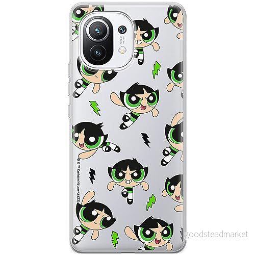 ERT GROUP mobiltelefonfodral för Xiaomi 11 originalt och officiellt licensierat The Powerpuff Girls mönster 009 anpassad till formen på mobiltelefonen, gedeeltelijk transparant 5905511958947