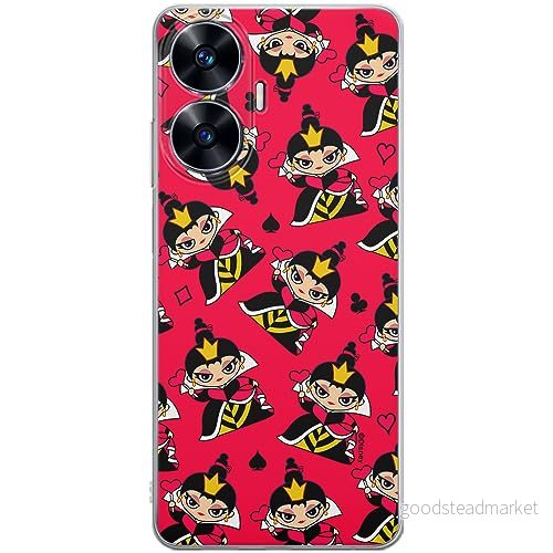 ERT GROUP mobiltelefonfodral för Realme C55 originalt och officiellt licensierat Disney mönster Queen of Hearts 002 optimalt anpassad till formen på mobiltelefonen, fodral tillverkad av TPU plast 5905511867935