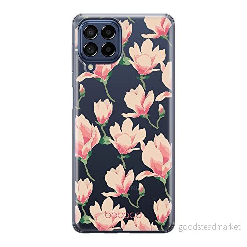 ERT GROUP mobiltelefonfodral för Samsung M33 5G originalt och officiellt licensierat Babaco mönster Flowers 016 optimalt anpassad till formen på mobiltelefonen, gedeeltelijk transparant 5905511350864