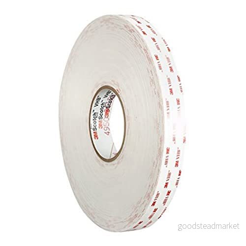 3M VHB Självhäftande tejp, 4930 P, 19 mm x 33 m, 0,6 mm, vit, skyddsöverdrag: Papper (förpackning med 4) 4001895594540 3M VHB Självhäftande tejp, 4930 P, 19 mm x 33 m, 0,6 mm, vit, skyddsöverdrag: Papper (förpackning med 4) 4001895594540