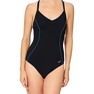 ARENA Dam W Light Cross Back One Piece baddräkt Noemi Cup B, Svart turkos, 44 SE 3468336246597 ARENA Dam W Light Cross Back One Piece baddräkt Noemi Cup B, Svart turkos, 44 SE 3468336246597