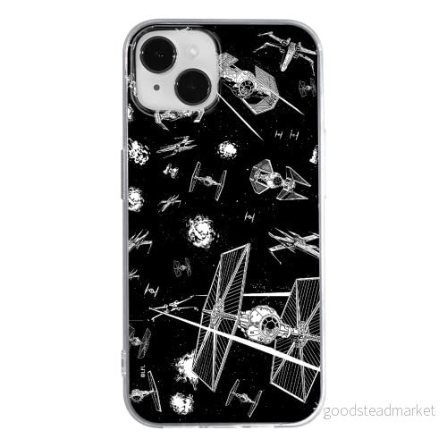ERT GROUP mobiltelefonfodral för Apple Iphone 14 PLUS originalt och officiellt licensierat Star Wars mönster 038 anpassad till formen på mobiltelefonen, fodral tillverkad av TPU plast 5905131897954