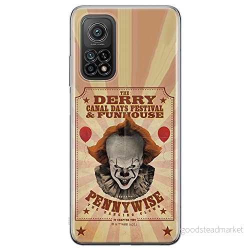 ERT GROUP mobiltelefonfodral för Xiaomi REDMI NOTE 9T originalt och officiellt licensierat Horror mönster It 023 optimalt anpassad till formen på mobiltelefonen, fodral tillverkad av TPU plast 5905511007492