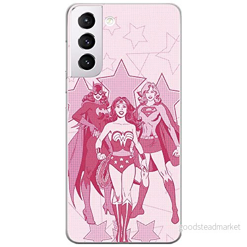 ERT GROUP mobiltelefonfodral för Samsung S21 originalt och officiellt licensierat DC mönster Super Girls 002 optimalt anpassad till formen på mobiltelefonen, fodral tillverkad av TPU plast 5903932377101