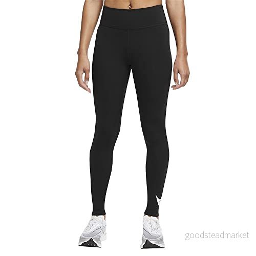 Nike Df Swsh Run byxor svart/reflekterande silver/vit XS 195868128093