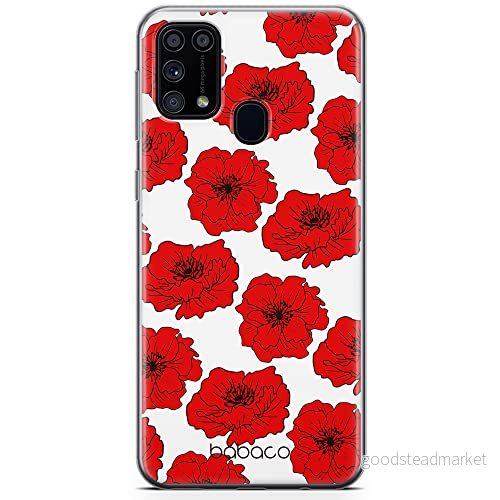 ERT GROUP mobiltelefonfodral för Samsung M31 originalt och officiellt licensierat Babaco mönster Flowers 018 optimalt anpassad till formen på mobiltelefonen, fodral tillverkad av TPU plast 5903932631999