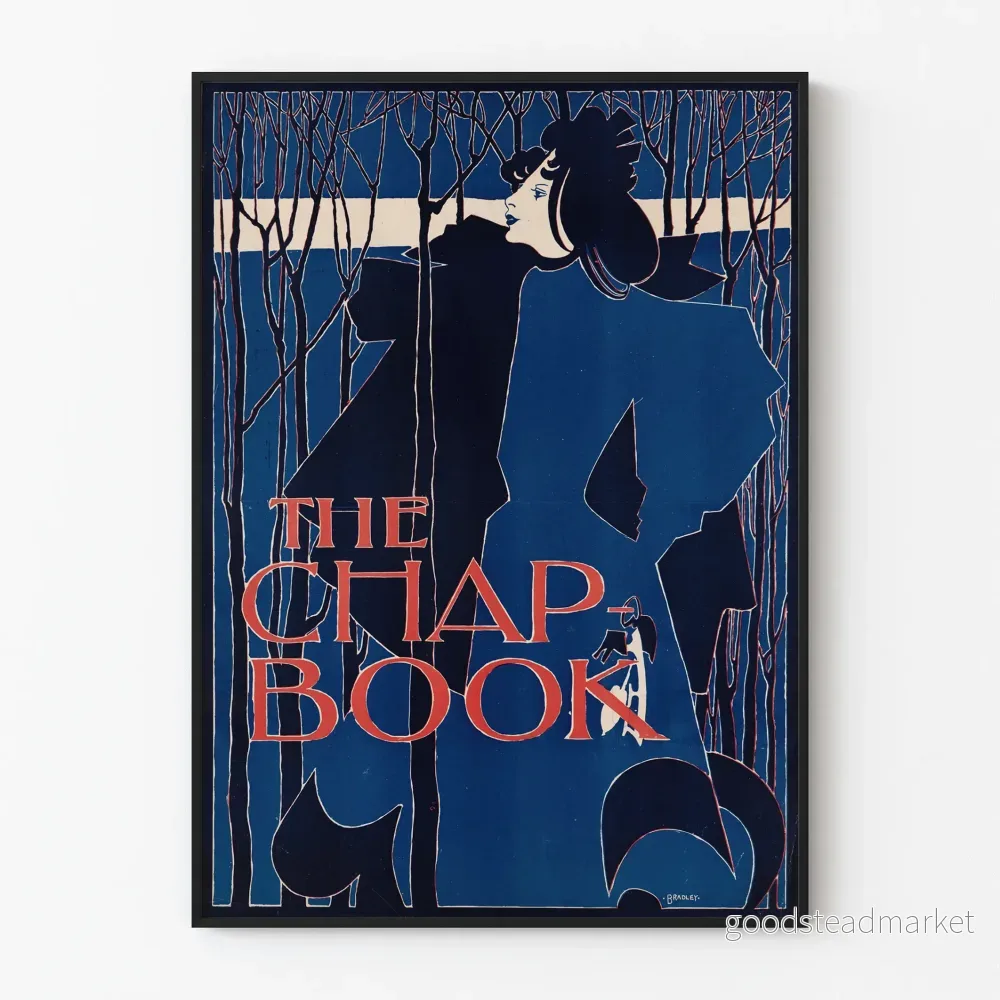 Vintageposter The Chap Book - Väggdekoration Art Nouveau