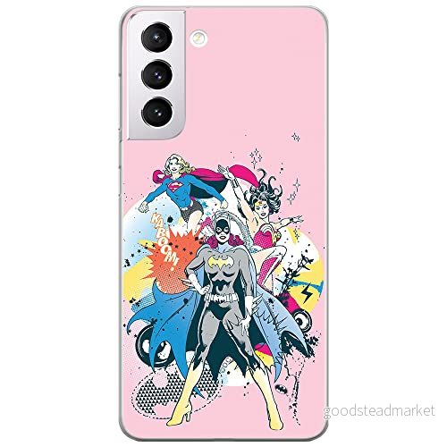 ERT GROUP mobiltelefonfodral för Samsung S21 originalt och officiellt licensierat DC mönster Super Girls 001 optimalt anpassad till formen på mobiltelefonen, fodral tillverkad av TPU plast 5903932377019