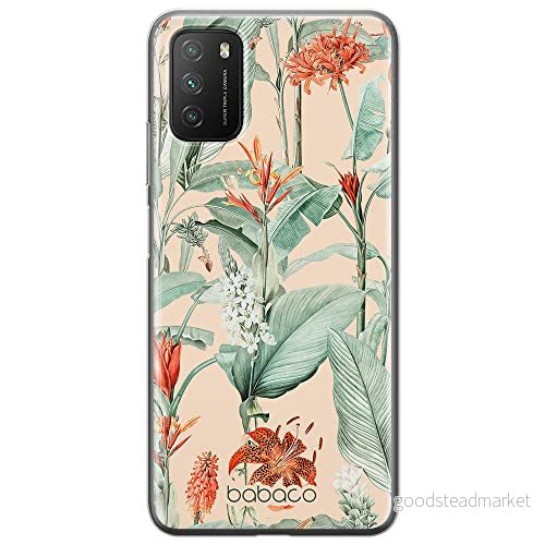 ERT GROUP mobiltelefonfodral för Xiaomi REDMI 9T/ POCO M3 originalt och officiellt licensierat Babaco mönster Flowers 048 anpassad till formen på mobiltelefonen, fodral tillverkad av TPU plast 5905131339171