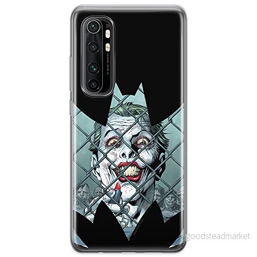 ERT GROUP mobiltelefonfodral för Xiaomi MI NOTE 10 Lite originalt och officiellt licensierat DC mönster Joker 009 optimalt anpassad till formen på mobiltelefonen, fodral tillverkad av TPU plast 5904805592669